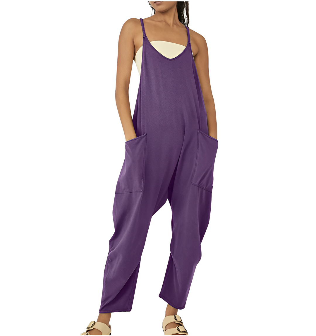 Alexa® - Damen Jumpsuit Weites Bein Strampler