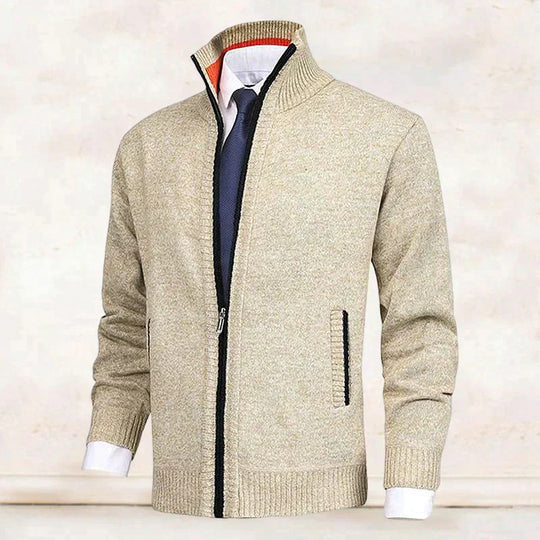 Saber™ - Cardigan mit Stehkragen und Zip-Up