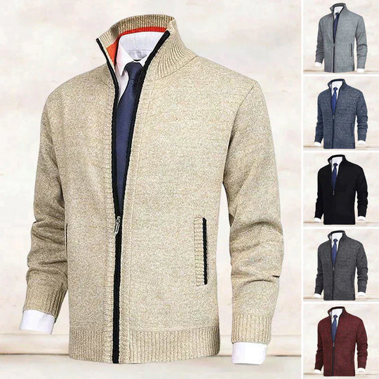 Saber™ - Cardigan mit Stehkragen und Zip-Up