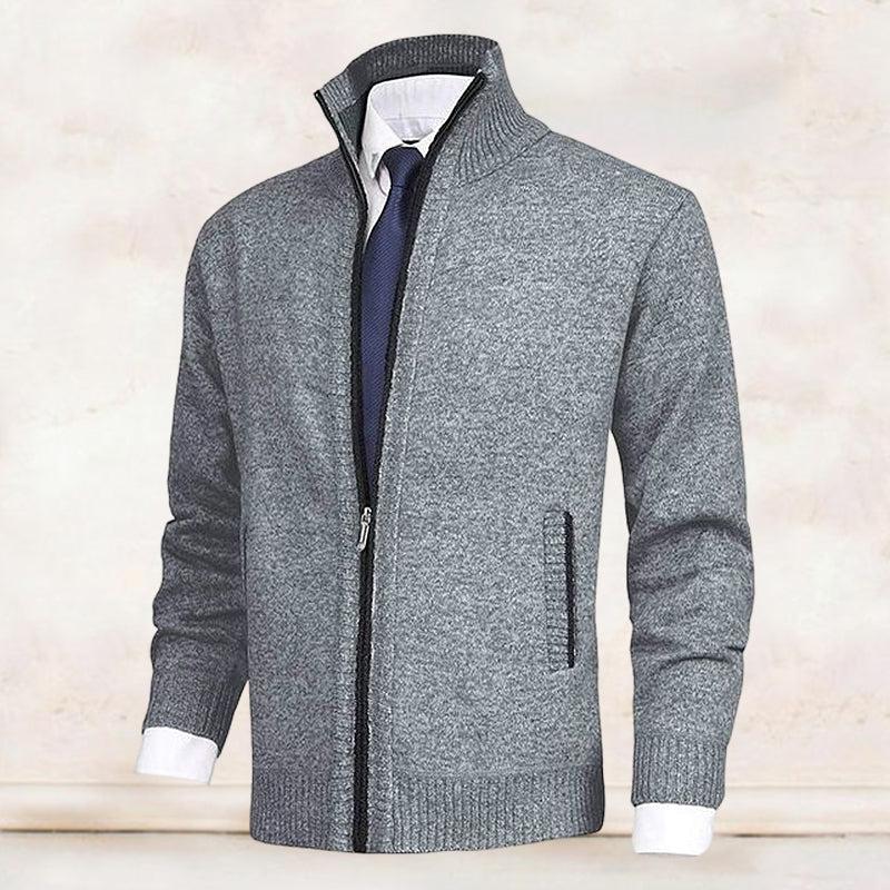 Saber™ - Cardigan mit Stehkragen und Zip-Up