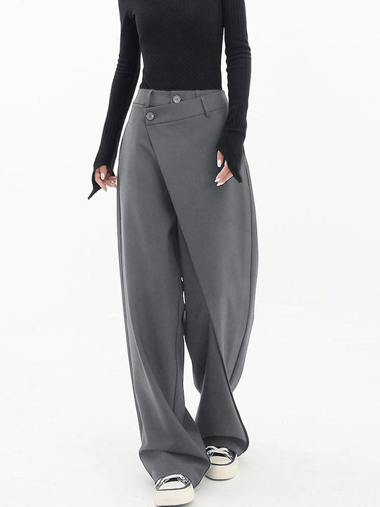 Wenche - Asymmetrische Baggy-Hose