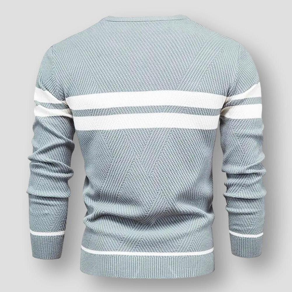 Alix™ - Gestreiften Strickpullover