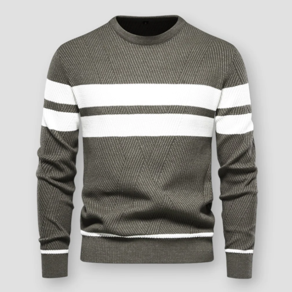 Alix™ - Gestreiften Strickpullover