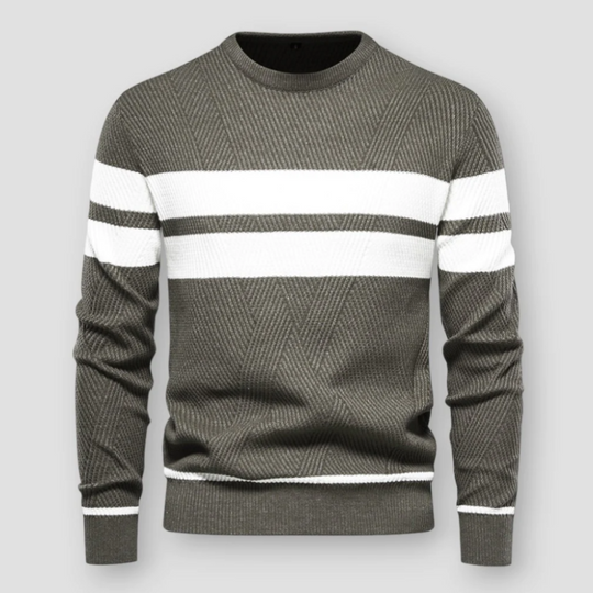 Alix™ - Gestreiften Strickpullover