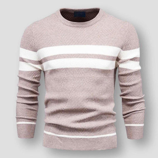 Alix™ - Gestreiften Strickpullover