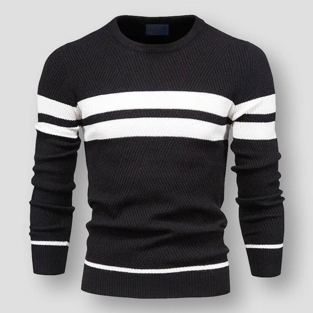 Alix™ - Gestreiften Strickpullover